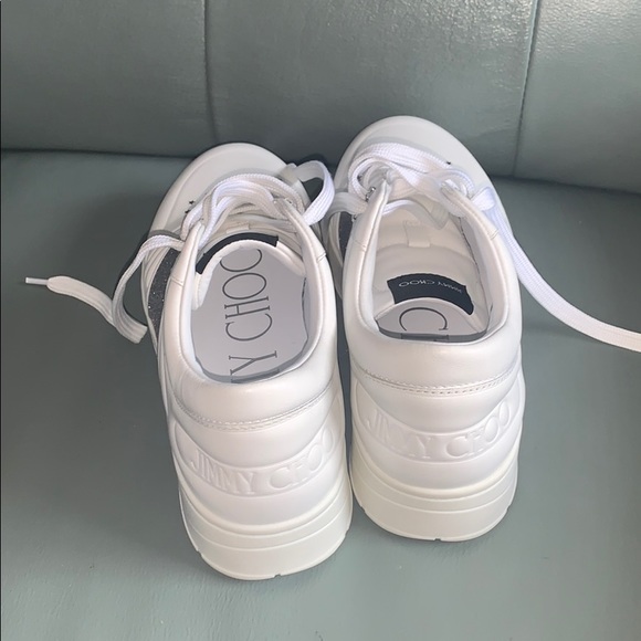 Jimmy Choo™  Hawaii lace-up sneakers - Picture 11 of 16